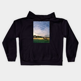 Car Wreck Fields Kids Hoodie